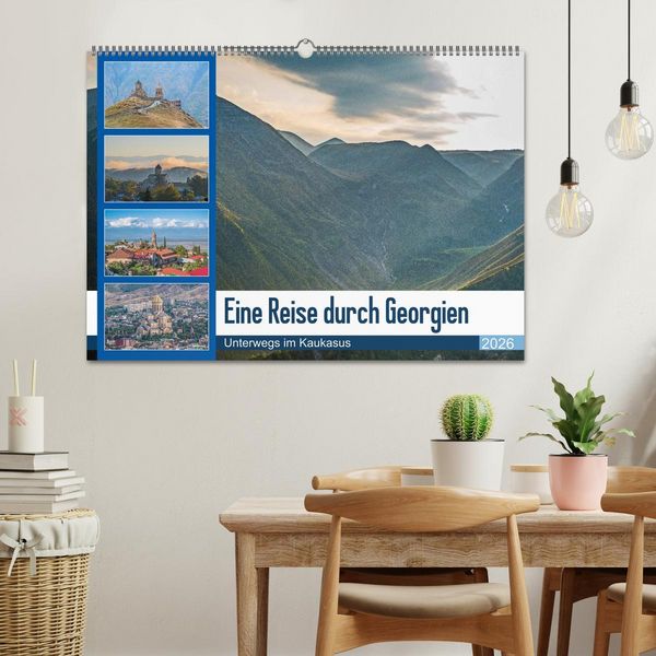 Produktbild: Eine Reise durch Georgien (Wandkalender 2026 DIN A2 quer), CALVENDO Monatskalender