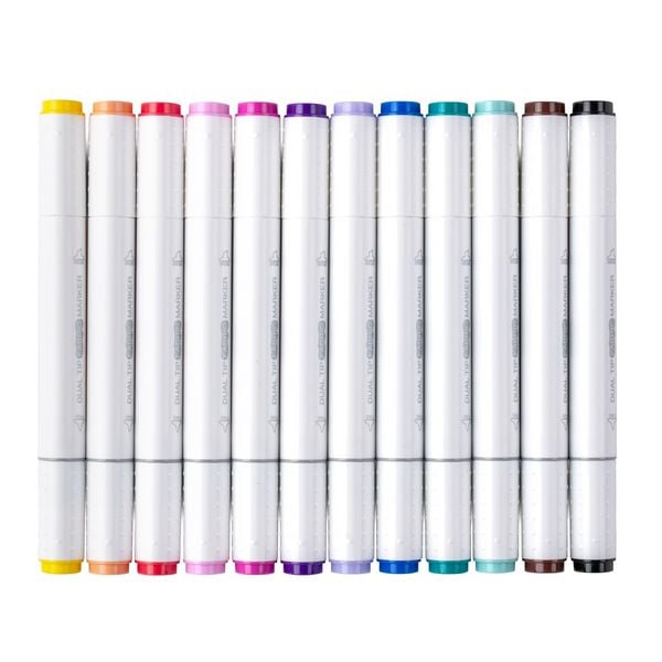 Produktbild: JOLLY Filzstifte Airbrush Textilmarker Nachf&uuml;llung, 12er Set