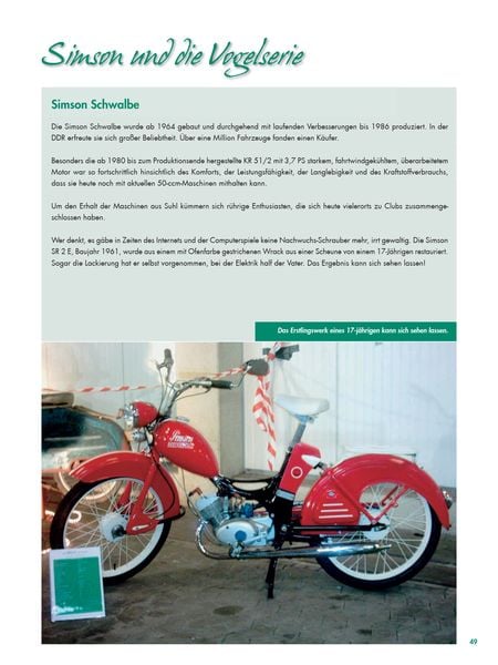 Produktbild: Freiheit auf zwei R&auml;dern - Motorr&auml;der der 50er - 80er Jahre