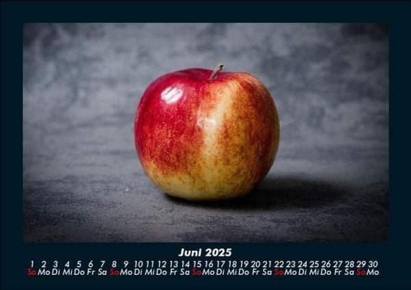 Produktbild: Obstkalender 2025 Fotokalender DIN A5