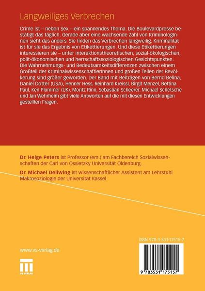 Produktbild: Langweiliges Verbrechen