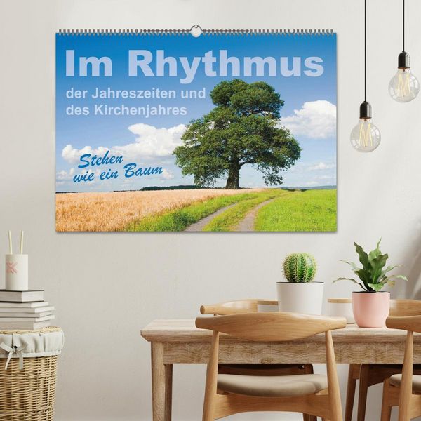 Produktbild: Im Rhythmus der Jahreszeiten und des Kirchenjahres (Wandkalender 2026 DIN A2 quer), CALVENDO Monatskalender