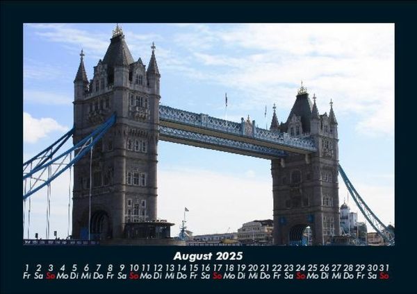 Produktbild: London 2025 Fotokalender DIN A5