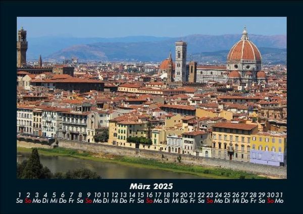 Produktbild: Florenz 2025 Fotokalender DIN A5
