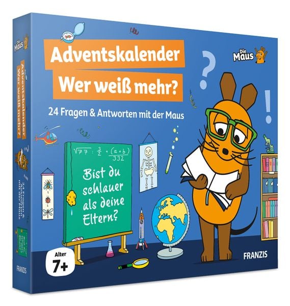 FRANZIS 67216 - Die Maus Adventskalender Wer weiß mehr?