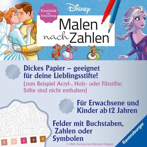 Produktbild: Disney Malen nach Zahlen: Babys