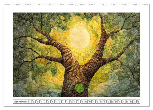 Produktbild: Waldsicht - Ein Lichterspiel (hochwertiger Premium Wandkalender 2026 DIN A2 quer), Kunstdruck in Hochglanz
