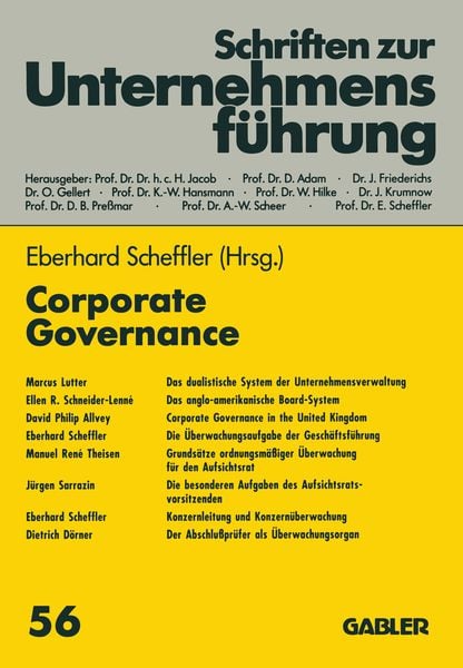 Produktbild: Corporate Governance