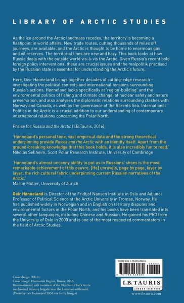 Produktbild: H&oslash;nneland, G: International Politics in the Arctic Contested