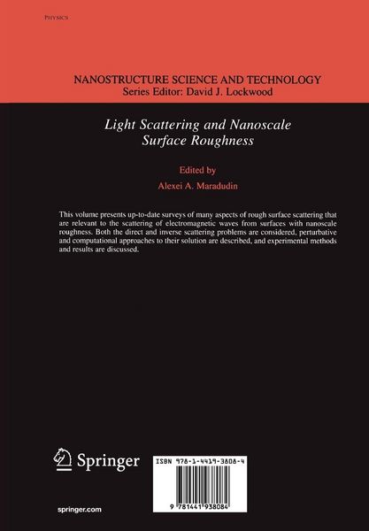 Produktbild: Light Scattering and Nanoscale Surface Roughness