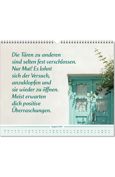 Produktbild: Der Lebensfreude-Inspirationen-Kalender 2027