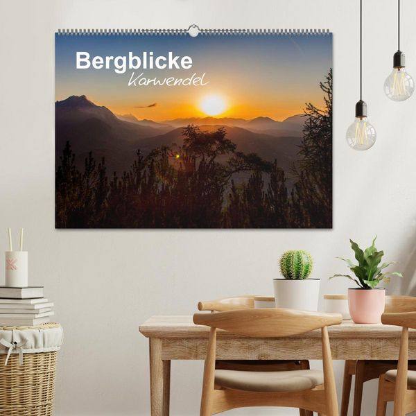 Produktbild: Bergblicke - Karwendel (Wandkalender 2026 DIN A2 quer), CALVENDO Monatskalender