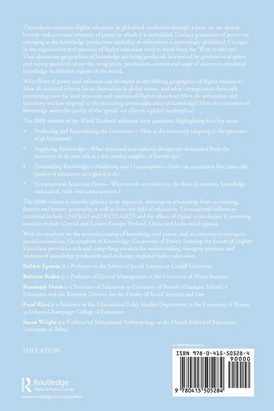Produktbild: World Yearbook of Education 2008