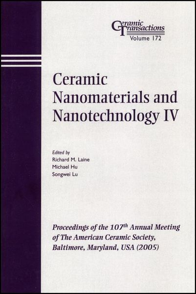 Produktbild: Ceramic Nanomaterials and Nanotechnology IV