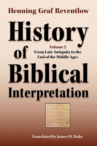 Produktbild: History of Biblical Interpretation, Vol. 2