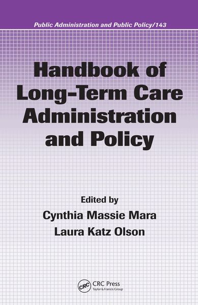 Produktbild: Handbook of Long-Term Care Administration and Policy