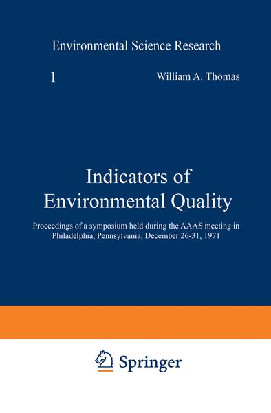 Produktbild: Indicators of Environmental Quality