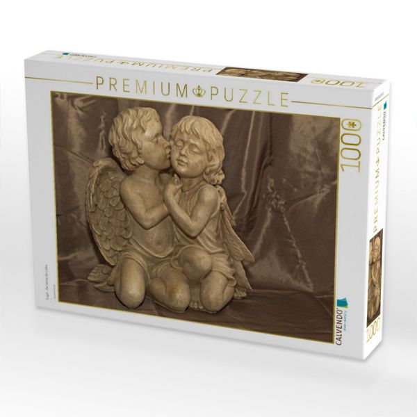 Produktbild: CALVENDO Puzzle Engel - Die Worte der Liebe | 1000 Teile Lege-Gr&ouml;&szlig;e 64x48cm Foto-Puzzle f&uuml;r gl&uuml;ckliche Stunden