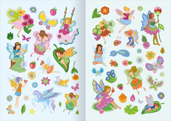 Produktbild: MINI-Stickerheft &ndash; Feen