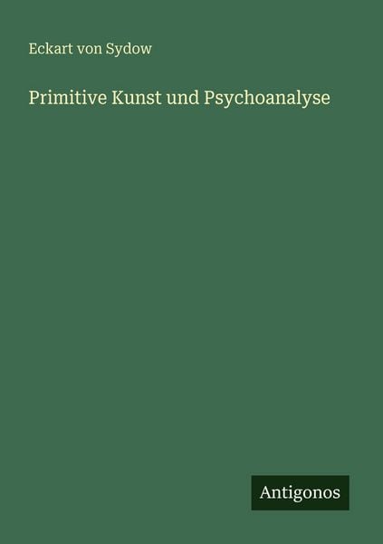 Produktbild: Primitive Kunst und Psychoanalyse