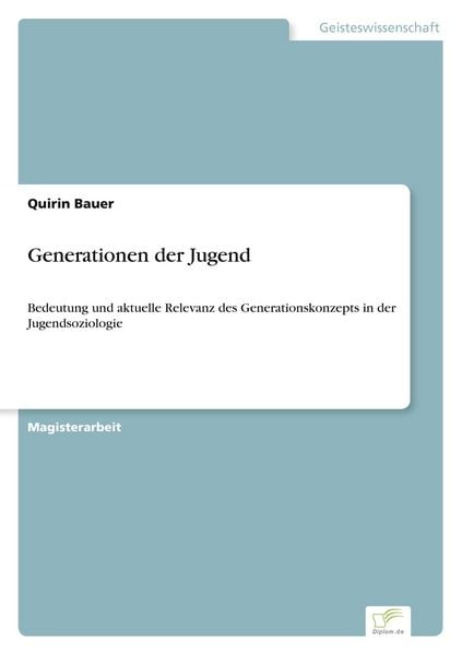 Produktbild: Generationen der Jugend