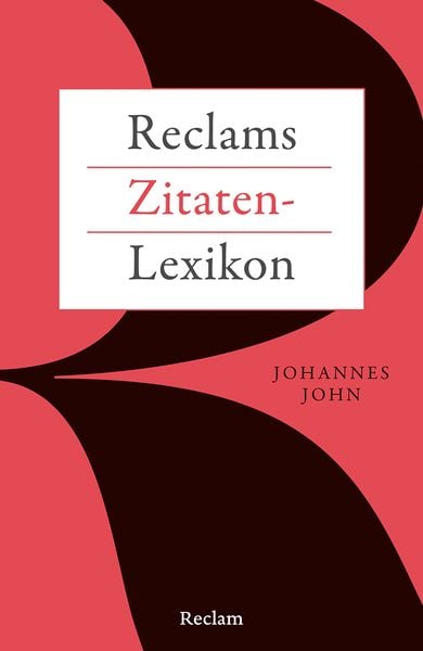 Produktbild: Reclams Zitaten-Lexikon