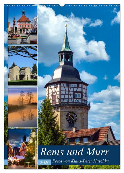 Rems und Murr (Wandkalender 2026 DIN A2 hoch), CALVENDO Monatskalender