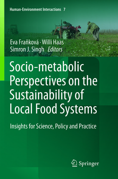 Produktbild: Socio-Metabolic Perspectives on the Sustainability of Local Food Systems