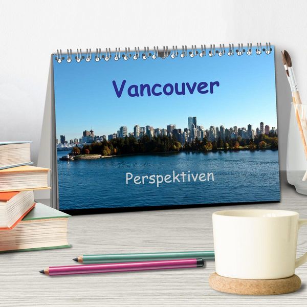 Produktbild: Vancouver Perspektiven (Tischkalender 2026 DIN A5 quer), CALVENDO Monatskalender