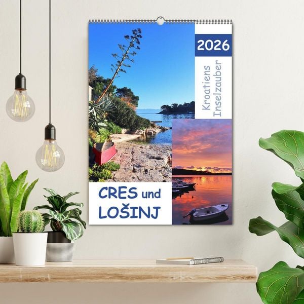 Produktbild: Kroatiens Inselzauber, Cres und Losinj (Wandkalender 2026 DIN A2 hoch), CALVENDO Monatskalender