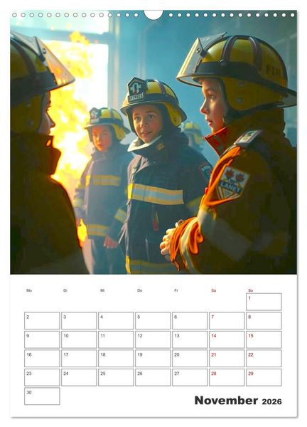 Produktbild: Heldentum im Einsatz - Ein Jahr mit den Lebensrettern (Wandkalender 2026 DIN A3 hoch), CALVENDO Monatskalender