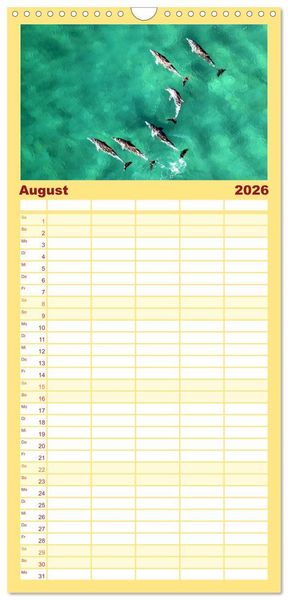 Produktbild: Familienplaner 2026 - Mosambik - Eine Perle im S&uuml;den Afrikas. mit 5 Spalten (Wandkalender, 21 x 45 cm) CALVENDO
