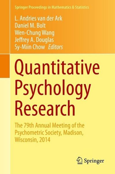 Produktbild: Quantitative Psychology Research