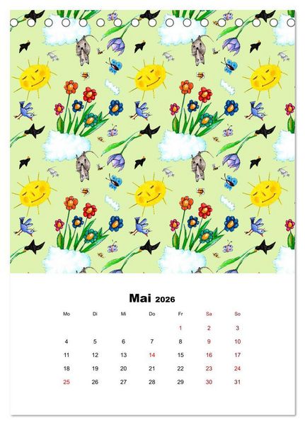 Produktbild: MUSTERMACKE (Tischkalender 2026 DIN A5 hoch), CALVENDO Monatskalender