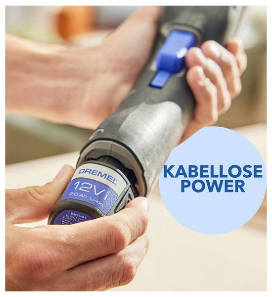 Produktbild: Dremel MM12V-S1 F013CM12JA Akku-Multifunktionswerkzeug inkl. Akku, b&uuml;rstenlos