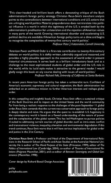Produktbild: American Power and World Order