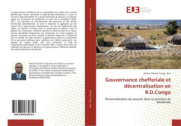 Produktbild: Gouvernance chefferiale et d&eacute;centralisation en R.D.Congo