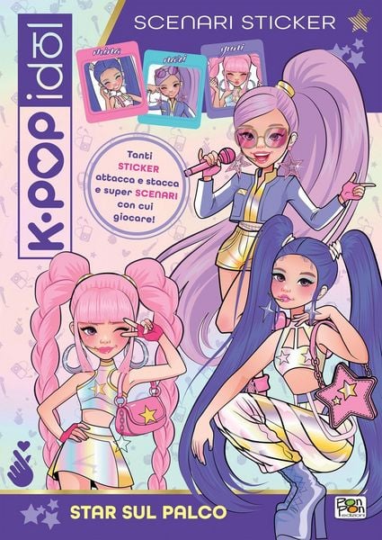 Produktbild: Star sul palco. K-pop Idol. Scenari sticker