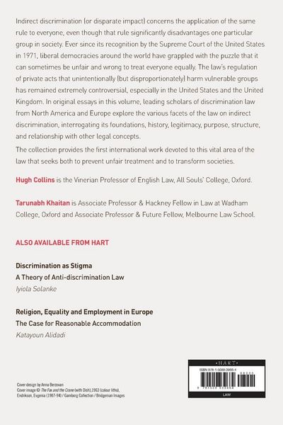 Produktbild: Foundations of Indirect Discrimination Law