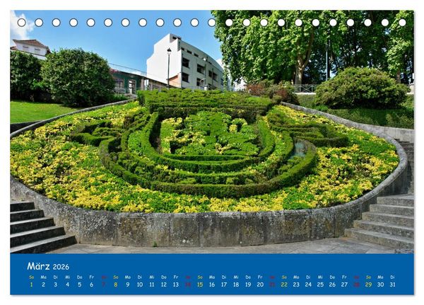 Produktbild: Der Norden von Portugal (Tischkalender 2026 DIN A5 quer), CALVENDO Monatskalender
