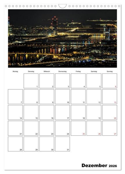 Produktbild: Mein Wien. Juwel an der Donau (Wandkalender 2026 DIN A3 hoch), CALVENDO Monatskalender