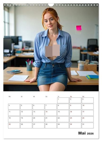 Produktbild: Schreibtischs&uuml;nden (Wandkalender 2026 DIN A3 hoch), CALVENDO Monatskalender