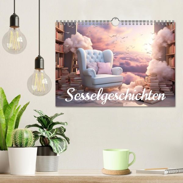 Produktbild: Sesselgeschichten (Wandkalender 2026 DIN A4 quer), CALVENDO Monatskalender
