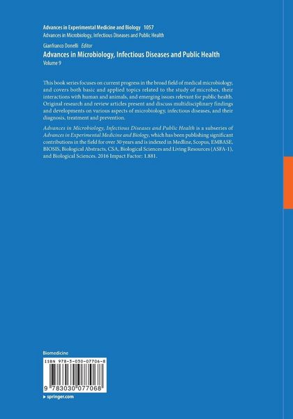 Produktbild: Advances in Microbiology, Infectious Diseases and Public Health
