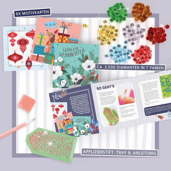 Produktbild: Christmas Diamond Painting &ndash; DIY-Set f&uuml;r deine kreative Auszeit
