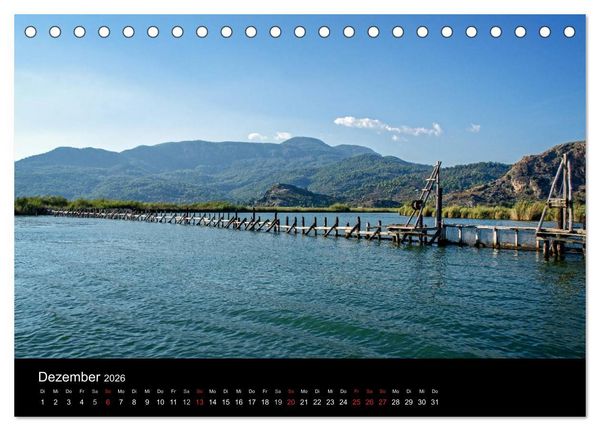 Produktbild: T&uuml;rkische Riviera - Entlang der lykischen K&uuml;ste (Tischkalender 2026 DIN A5 quer), CALVENDO Monatskalender