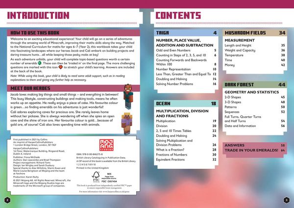 Produktbild: Minecraft Maths Ages 6-7