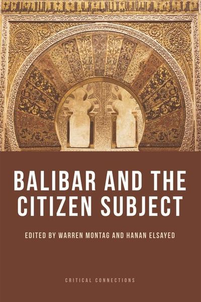 Produktbild: Balibar and the Citizen Subject