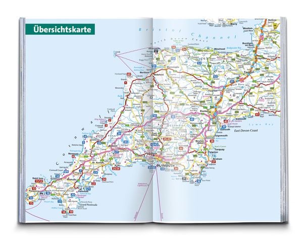 Produktbild: KOMPASS Wanderf&uuml;hrer Cornwall und Devon, 60 Touren mit Extra-Tourenkarte