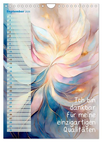 Produktbild: Der feminine Affirmationskalender (Wandkalender 2026 DIN A4 hoch), CALVENDO Monatskalender